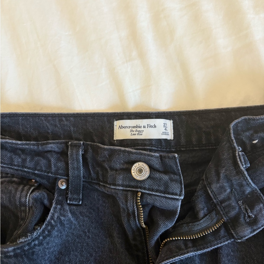 Abercrombie & Fitch High Rise Indigo Jeans
